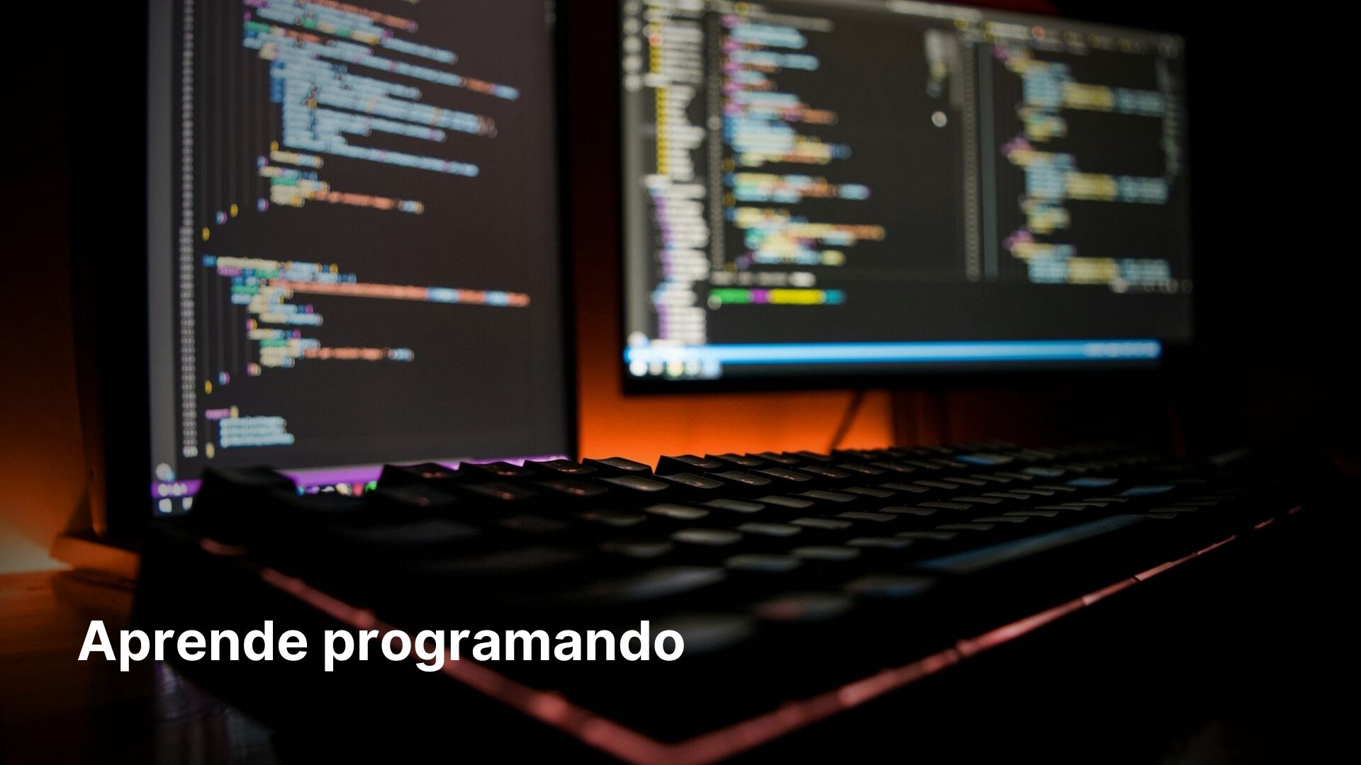 Aprende programando.